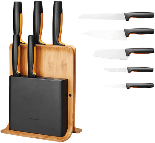 Fiskars Functional Form Knivblokk 5 kniver