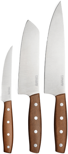 Fiskars Folken knivsett 3 deler