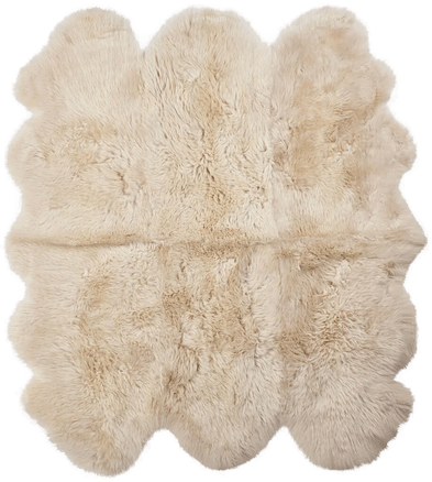 Natures Collection Saueskinnteppe 180x162 cm