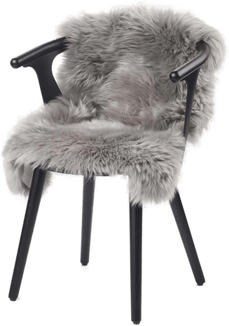 Natures Collection Saueskinn Lys Grå 100x60 cm