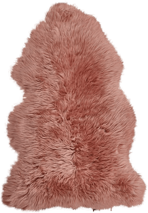 Natures Collection Saueskinn 115x60 cm Rosa