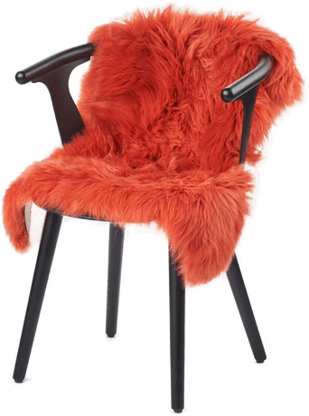 Natures Collection Saueskinn Pangoransje 100x60 cm