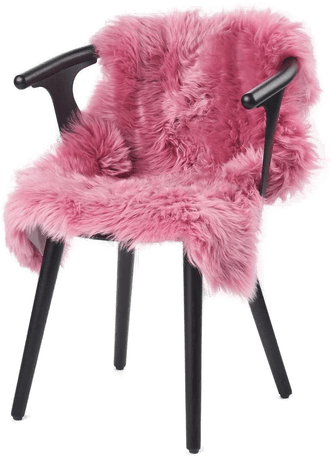 Natures Collection Saueskinn 100x60 cm - Malaga Pink