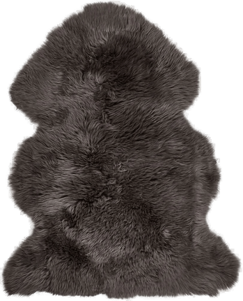 Natures Collection Saueskinn Mørk grå 115x60 cm