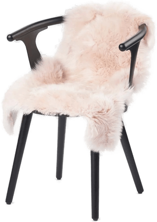 Natures Collection Saueskinn Lysrosa 100x60 cm