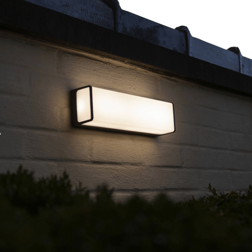 Lutec Utendørs LED-vegglampe Doblo 35 cm 4000K