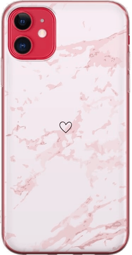 Generic Mobildeksel iPhone 11 Rosa Hjerte
