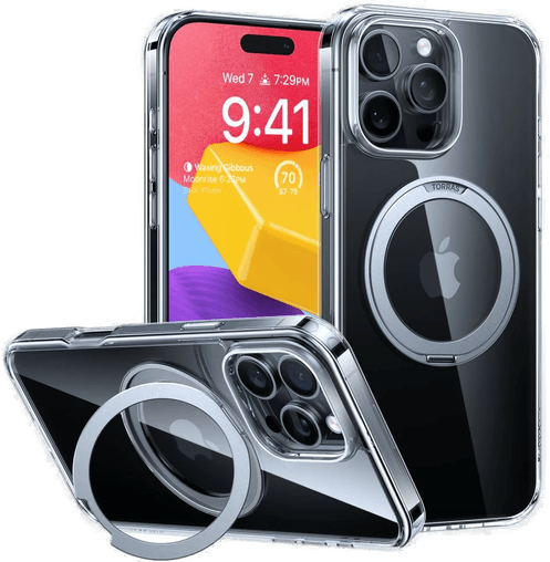 Torras iPhone 16 Pro Max Deksel - Gjennomsiktig