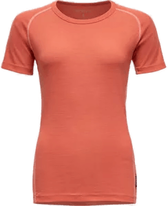 Devold Lauparen Merino 190 Base Tee Wmn Coral