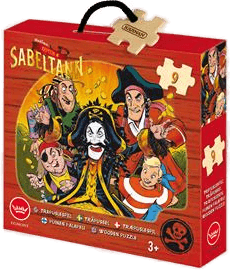 Trepuslespill Kaptein Sabeltann 9 Biter