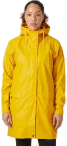 Helly Hansen Dame Moss Vanntett Frakk Gul XS