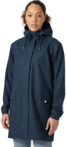 Helly Hansen Dame Moss Vanntett Frakk Marineblå S