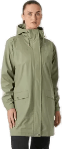 Helly Hansen Dame Moss Vanntett Frakk Grønn