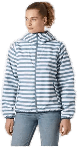 Helly Hansen Graphic Regnjakke Dame Marineblå M