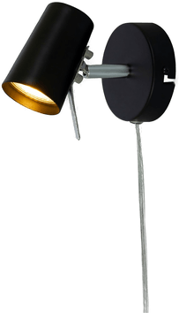 Aneta Lighting Vegglampe Pilot Svart