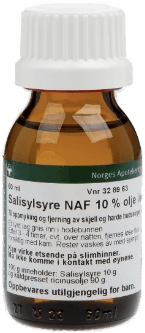 Salisylsyre Naf olje Liniment 10%