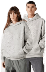 Junkyard Close Up Print hettegenser Svart L