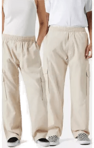 Sweet Sktbs Cargo linbukse Blå Unisex L