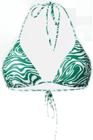 Junkyard Triangle bikinitopp Blå L