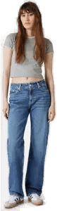 Junkyard Straight Mid jeans Lilla