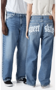 Sweet Sktbs Big Skate Arch jeans Rød