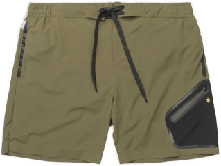 Panos Emporio Badebukser Tech Boardshorts Mørkgrønn