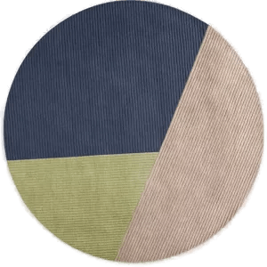 Northern Row gulvteppe rund Ø200 cm