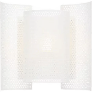 Northern Butterfly vegglampe, hvit