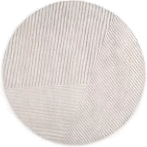 Northern Row gulvteppe Ø200 cm Lysegrå