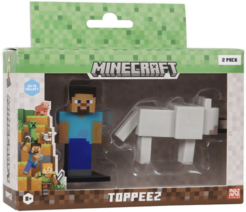 Minecraft 3D figursett 2-pakke