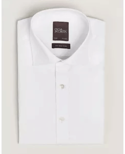 Oscar Jacobson Slim Fit Cut Away White