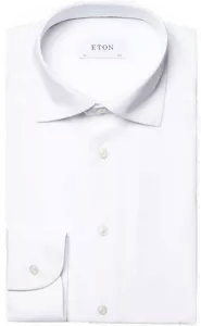 Eton White Four-Way Stretch Shirt 40