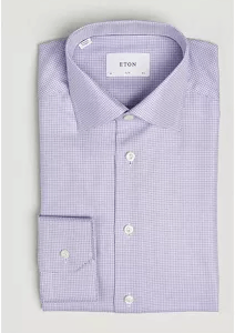Eton Slim Fit Shirt Light Purple
