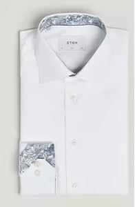 Eton Slim Fit Shirt White