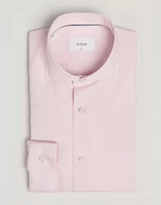 Eton Breeze Poplin Skjorte Pink