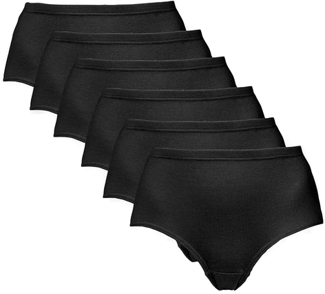 Cellbes Of Sweden Ribbet dametruser 6-pack