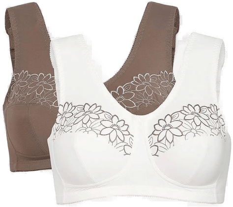 Cellbes Of Sweden Soft-BH med broderi Lily 2-pack