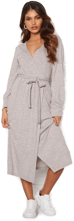 Bubbleroom Hiba rib dress