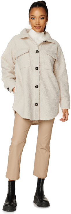 Bubbleroom Teagan Teddy Shacket