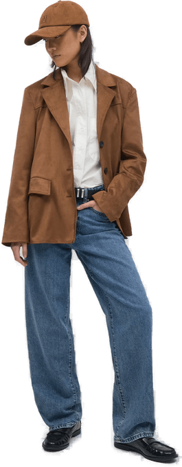 Gina Tricot Baggy jeans Blå