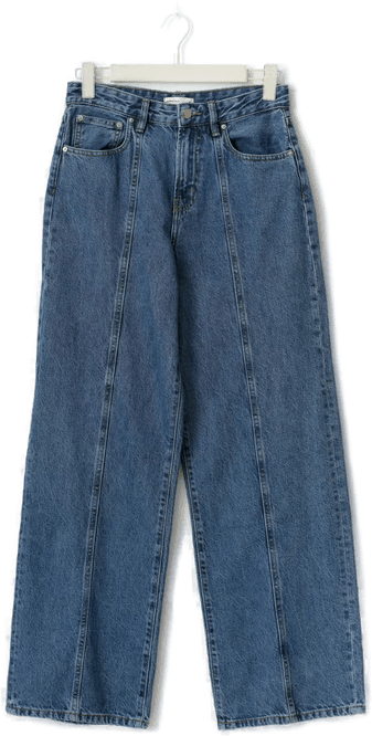 Gina Tricot Wide tall front seam jeans