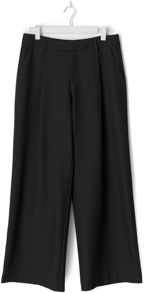 Gina Tricot Mid wide pleated trousers