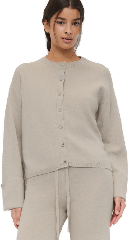 Gina Tricot Strikkejakke Beige