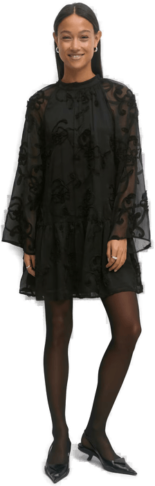 Gina Tricot Structure dress Svart