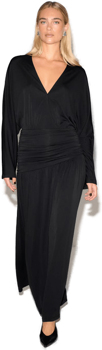 Gina Tricot Dropped Waist Dress Svart