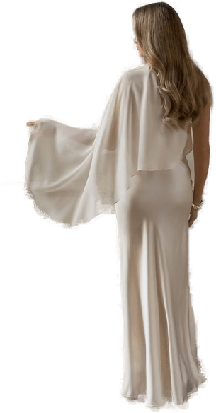 Gina Tricot One Shoulder Maxi Dress Hvit