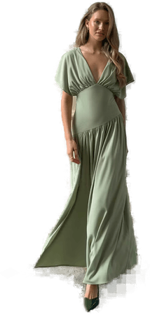 Gina Tricot Maxi dress Grønn