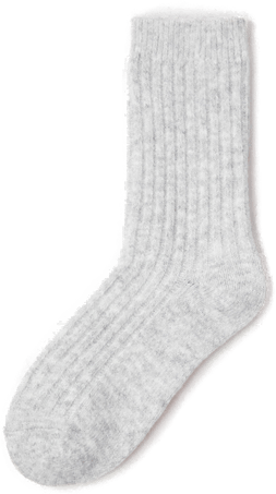 Lindex ribbestrikkede sokker