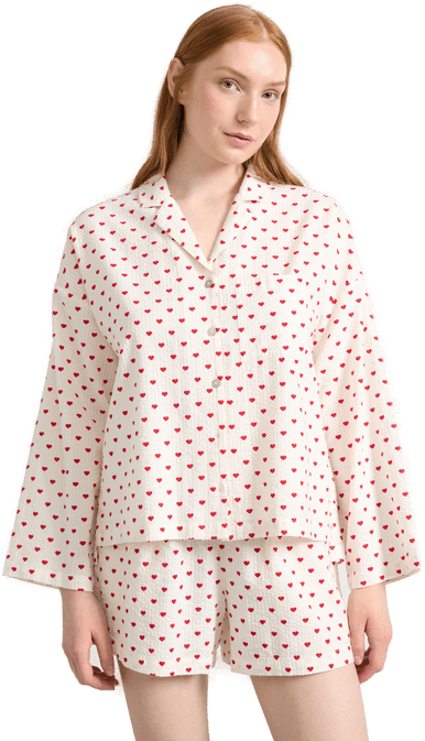 Lindex Pyjamasskjorte i seersucker