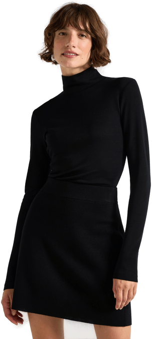 Lindex Topp i merinoull halvpolo